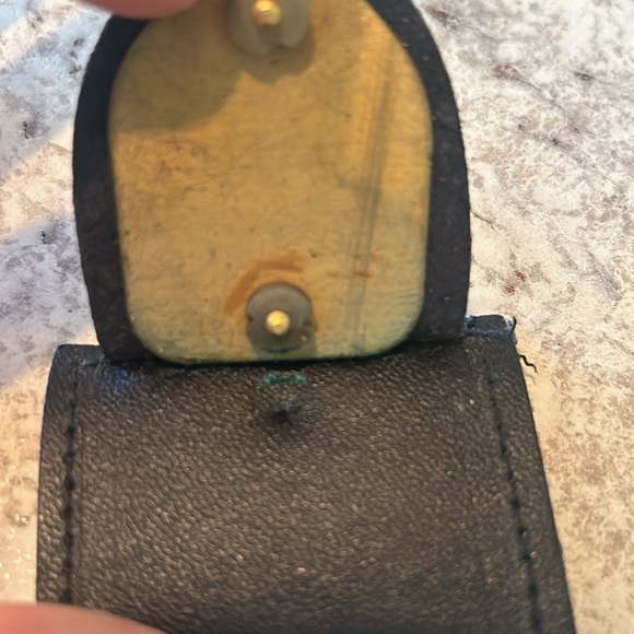 Rotterdam Leather Medallion Money Clip - Picture 3 of 4